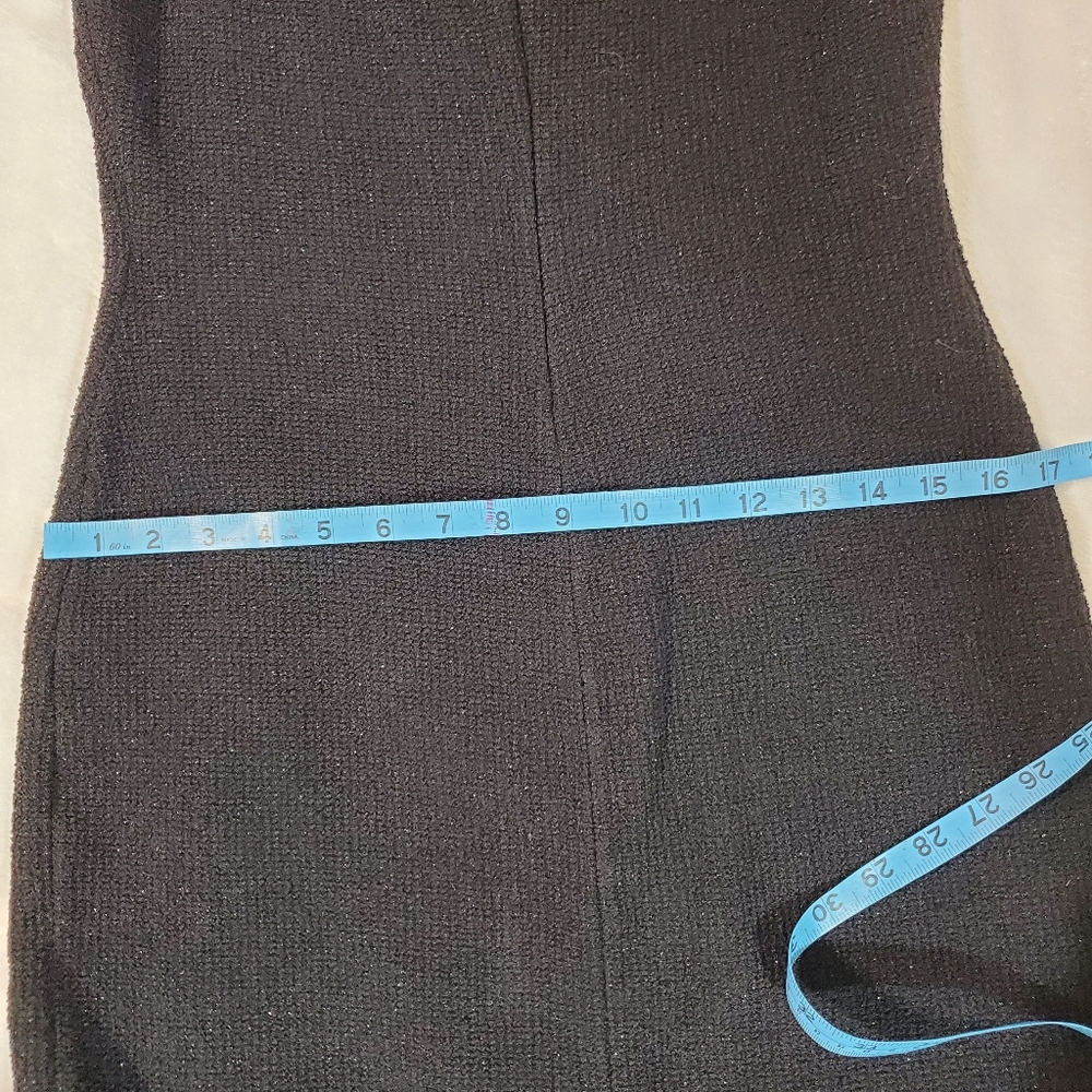 St. John Collection Black Wool blend Dress and Blazer set Sz 4 - Picture 11 of 16